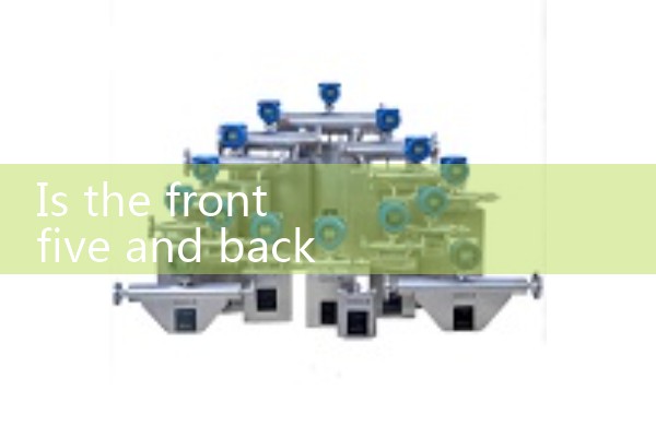 Flow meter front five and back three